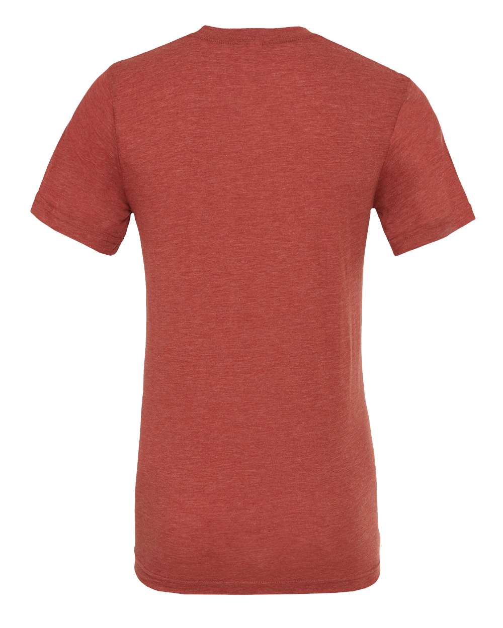 Rear View of Clay Triblend Triblend Tee - 3413
