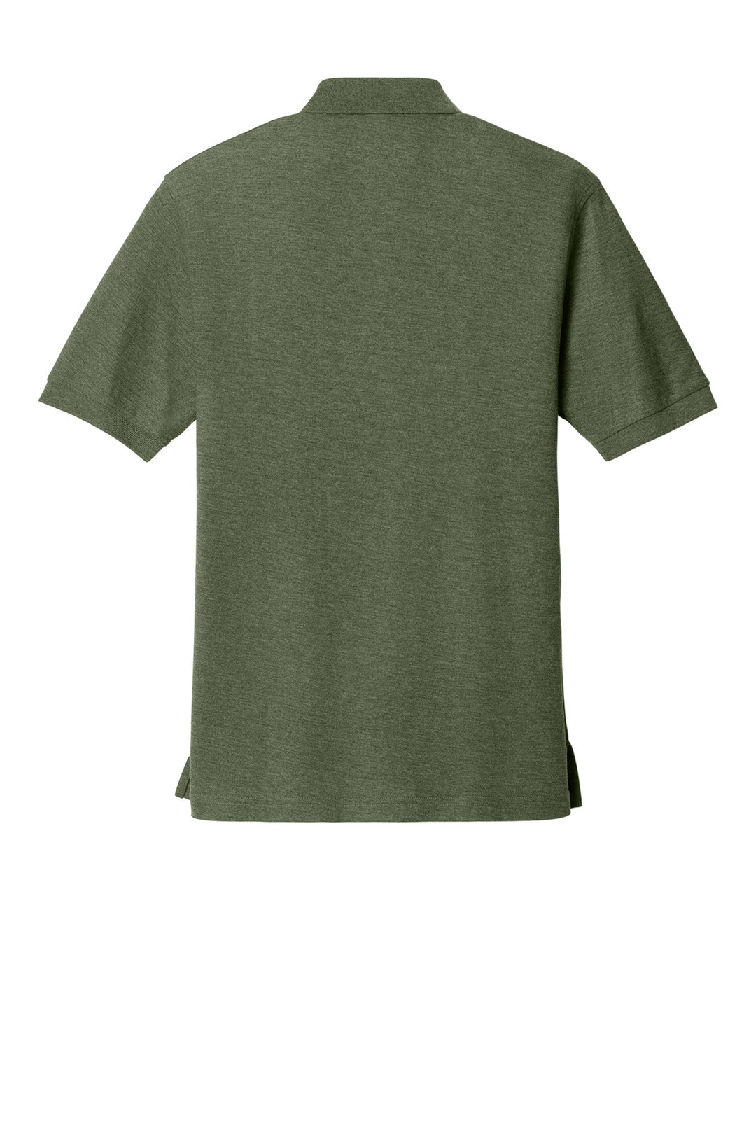 Rear View of Clover Green Port Authority Silk Touch Polo K500