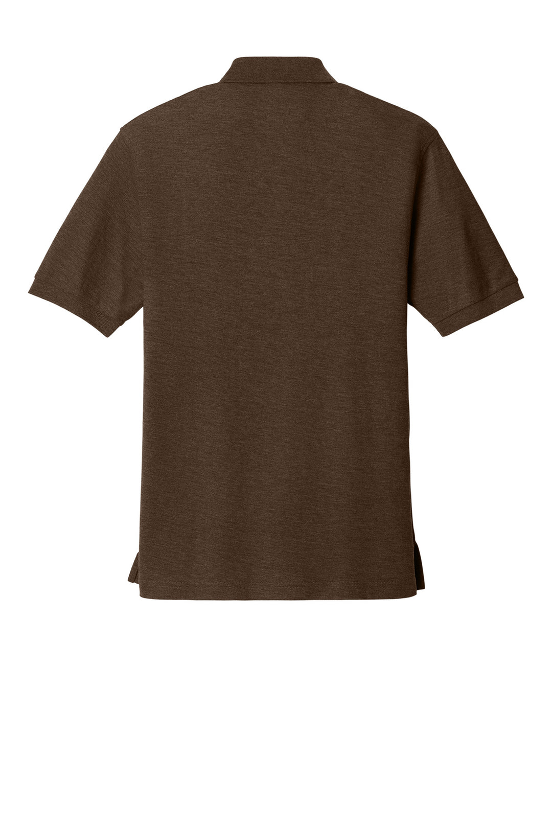 Rear View of Coffee Bean Port Authority Silk Touch Polo K500