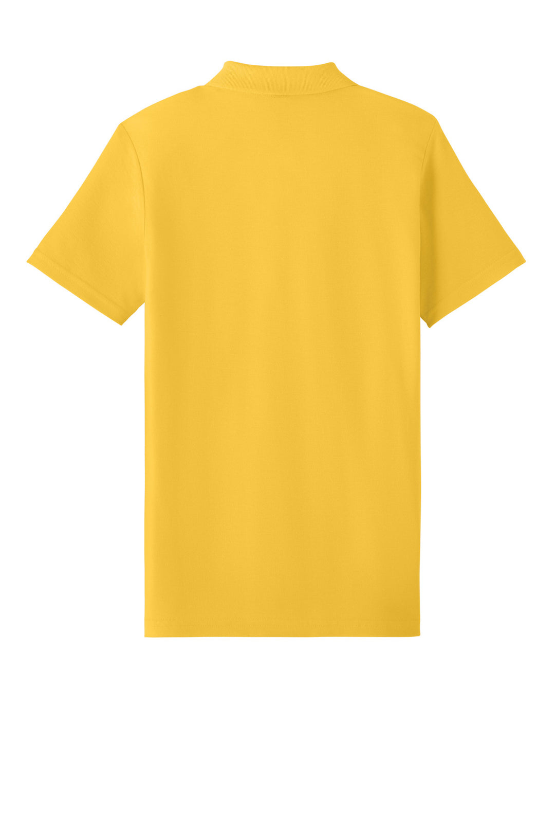 Rear View of Daisy Gildan Softstyle Women's Pique Polo 64800L
