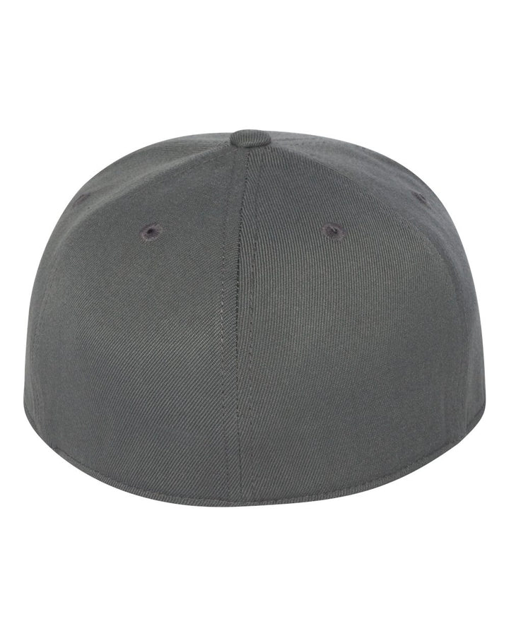 Rear View of Dark Grey 210® Flat Bill Cap - 6210FF