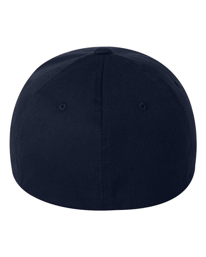 Rear View of Dark Navy Cotton Blend Cap - 6277