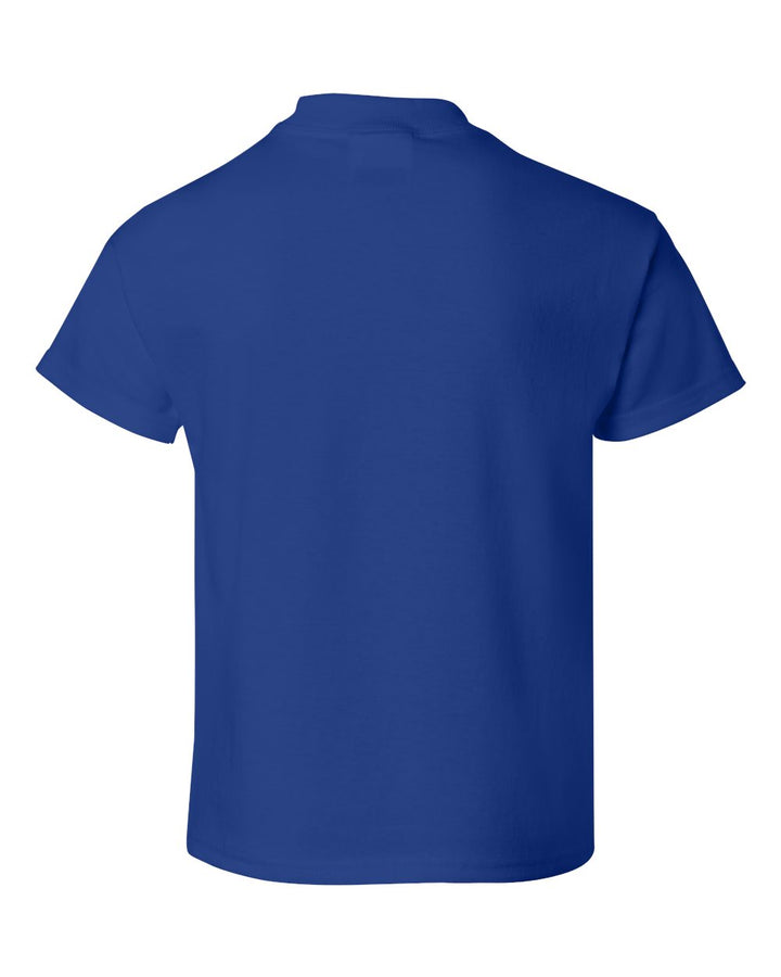 Rear View of Deep Royal Essential-T Youth T-Shirt - 5480