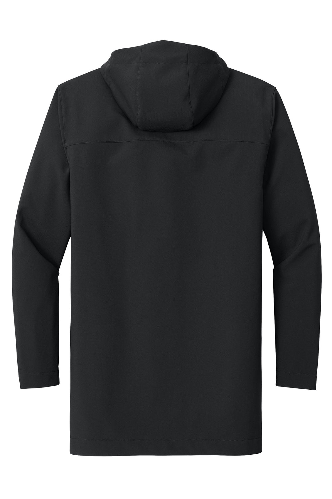 Rear View of DeepBlack Port Authority Collective Outer Soft Shell Parka J919