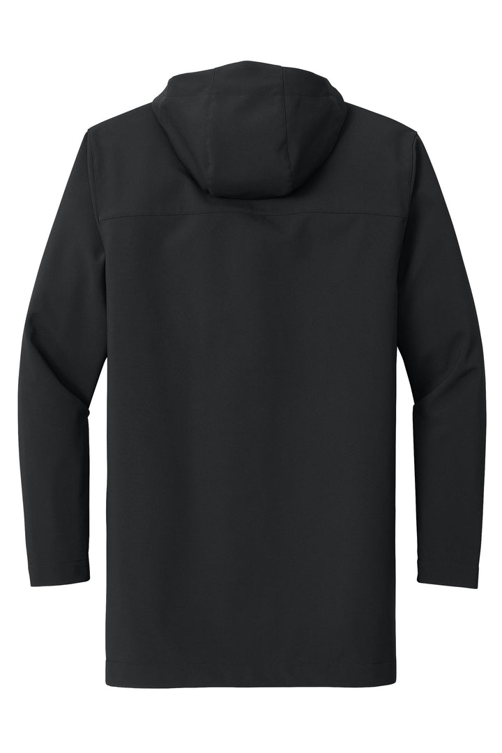 Rear View of DeepBlack Port Authority Collective Outer Soft Shell Parka J919