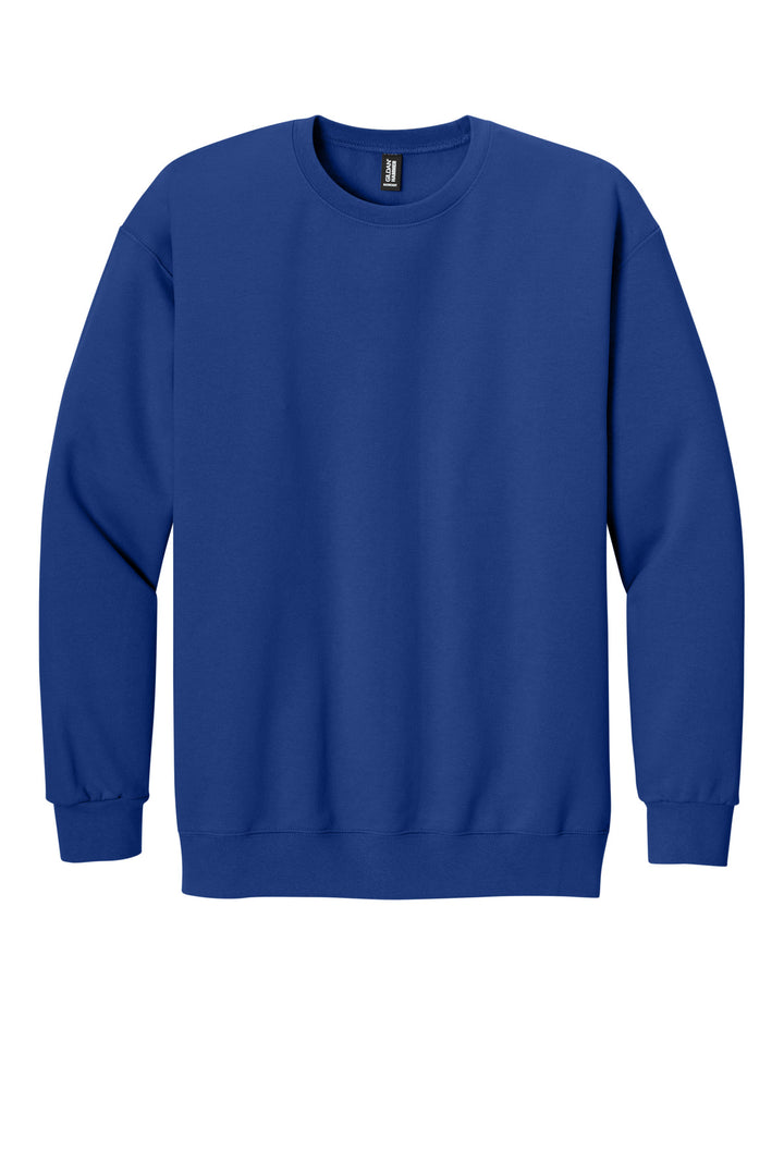 Rear View of DeepRoyal Gildan Hammer Maxweight Crewneck Sweatshirt 19000