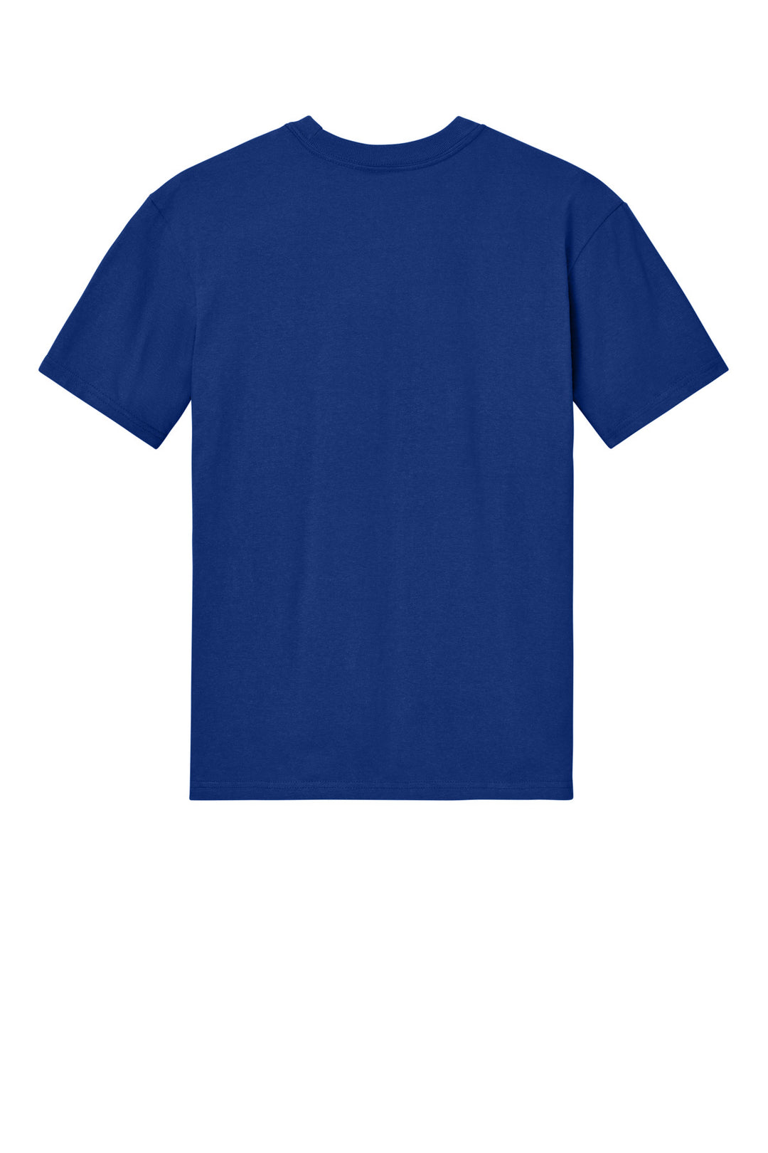 Rear View of DeepRoyal Gildan Hammer Maxweight Tee 75000