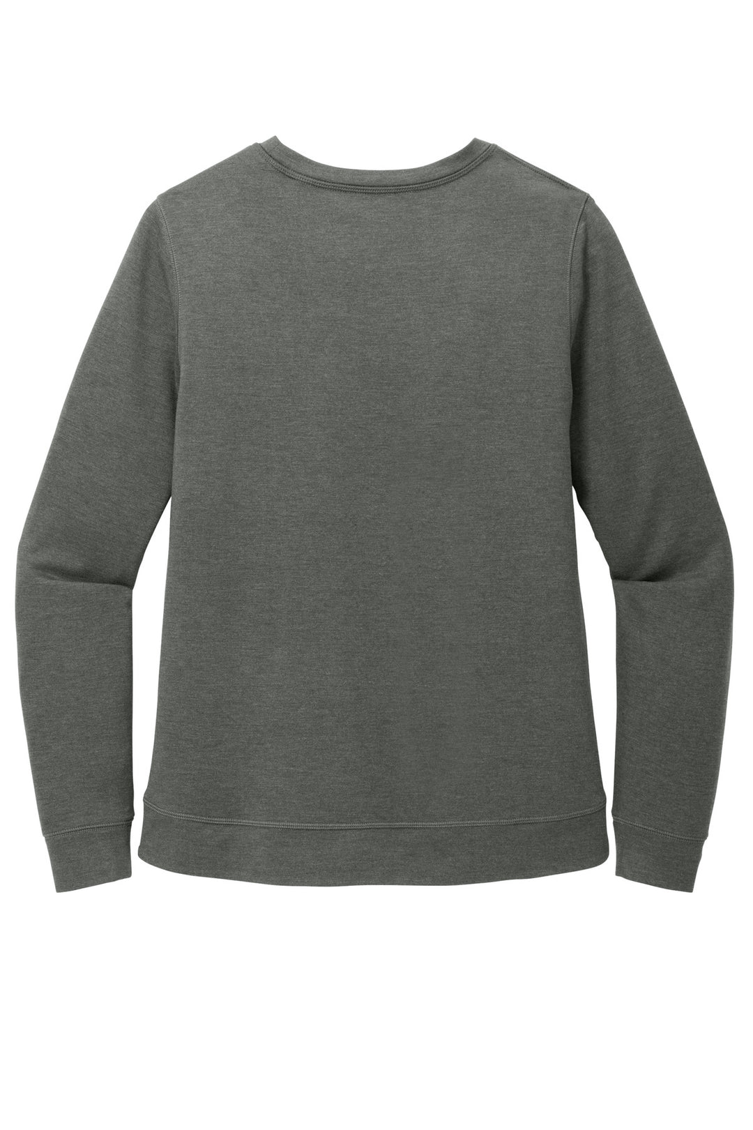 Rear View of DkGyHthr TravisMathew Women's Long Weekend Crew TM1LD003