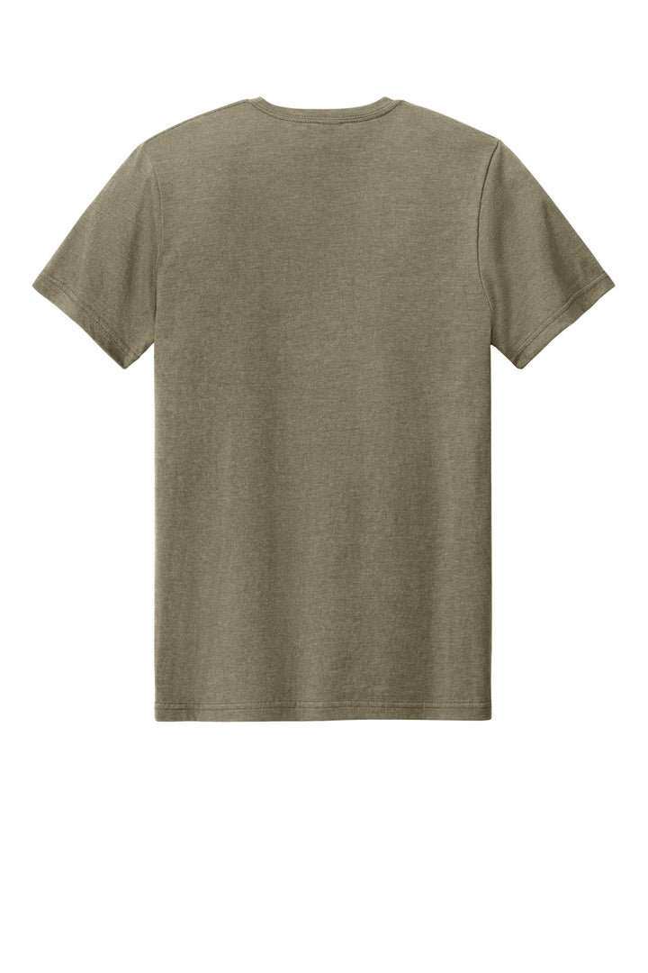 Rear View of DuneMist Gildan Softstyle CVC Tee 64000CVC