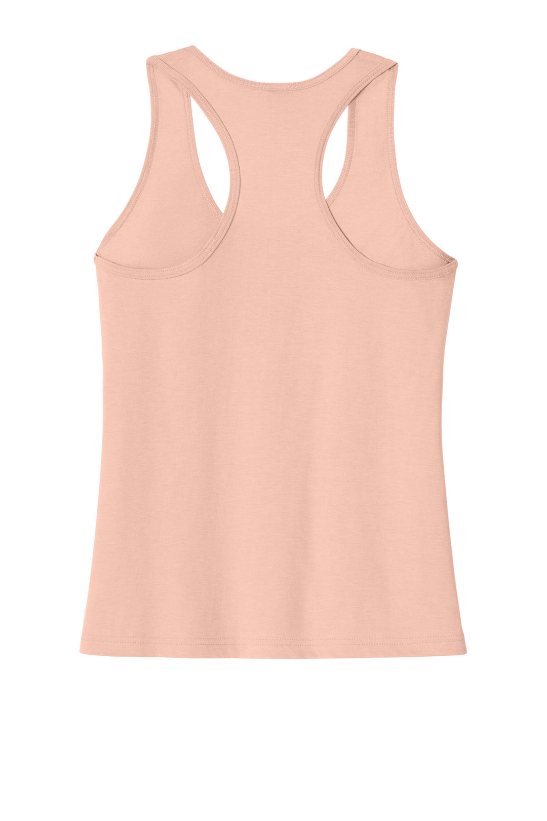 Rear View of DustyRose Gildan Softstyle Women's CVC Racerback Tank 64220LCVC