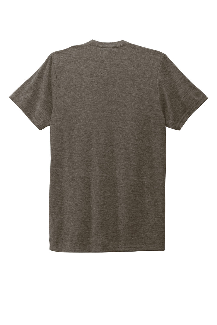 Rear View of EarthyBrwn Allmade Unisex Tri-Blend Tee AL2004