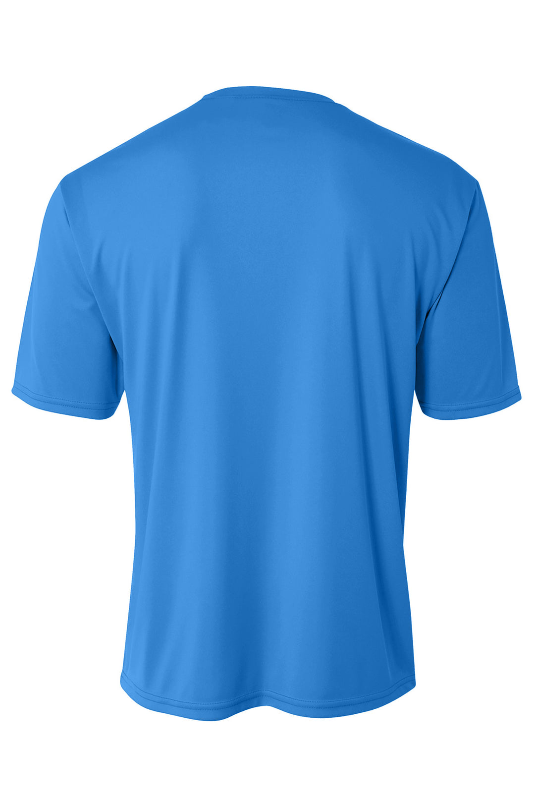 Rear View of ElecBlue A4 Cooling Performance Short Sleeve Tee A4N3142