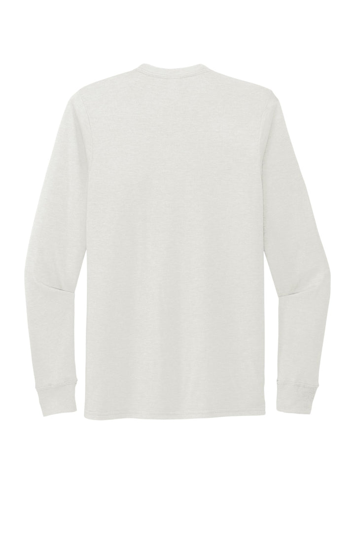 Rear View of Fairly White Allmade Unisex Tri-Blend Long Sleeve Tee AL6004