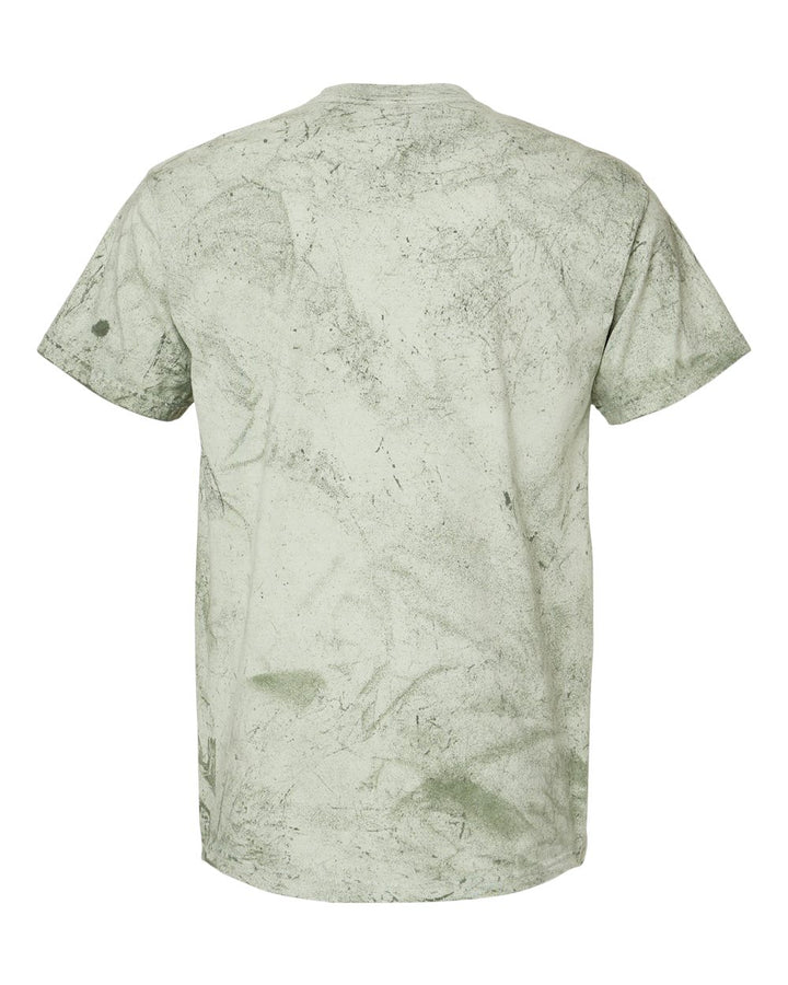 Rear View of Fern Colorblast™ Heavyweight T-Shirt - 1745