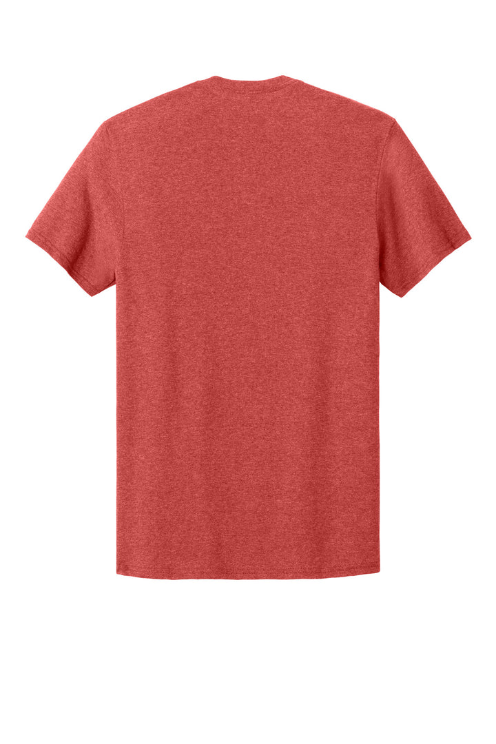 Rear View of FieryRdHt Jerzees Classics Unisex Cotton T-Shirt 363M