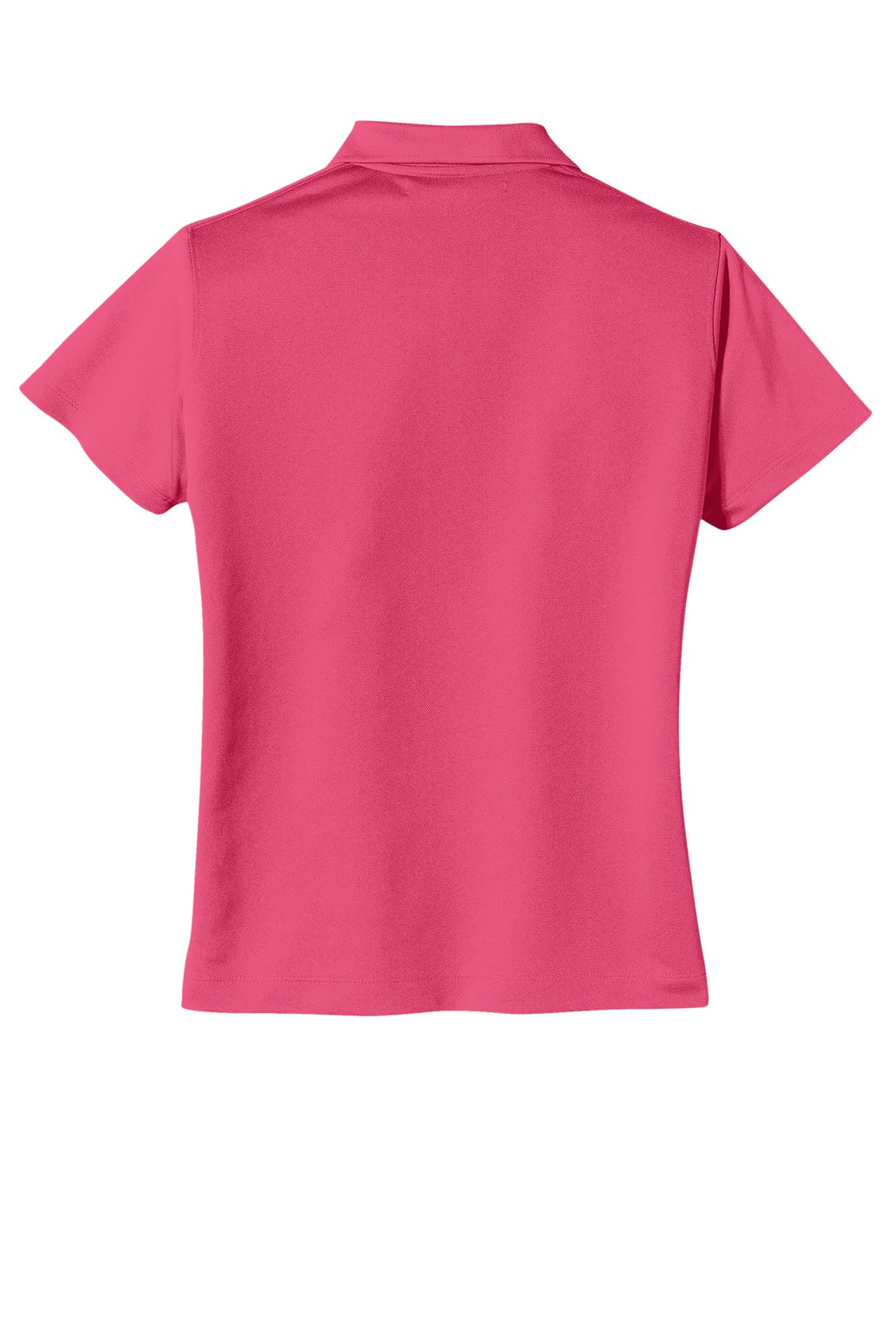 Rear View of Flamingo Nike Women's Tech Basic Dri-FIT Polo. 203697