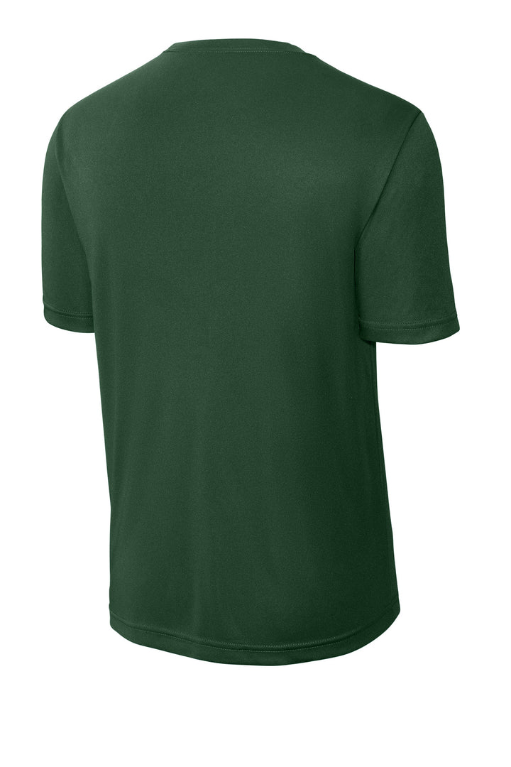 Rear View of Forest Green Sport-Tek PosiCharge Competitor Tee. ST350