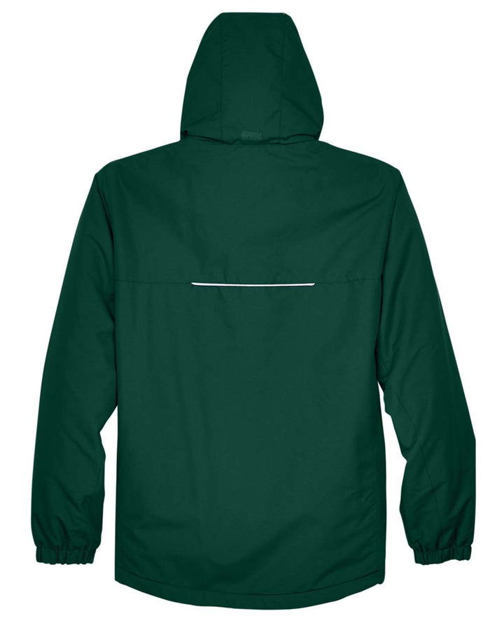 Rear View of Forest Men's Profile Fleece-Lined All-Season Jacket - 88224