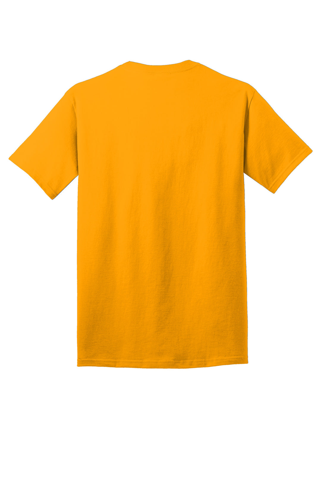 Rear View of Gold Port & Company - Core Cotton Tee. PC54