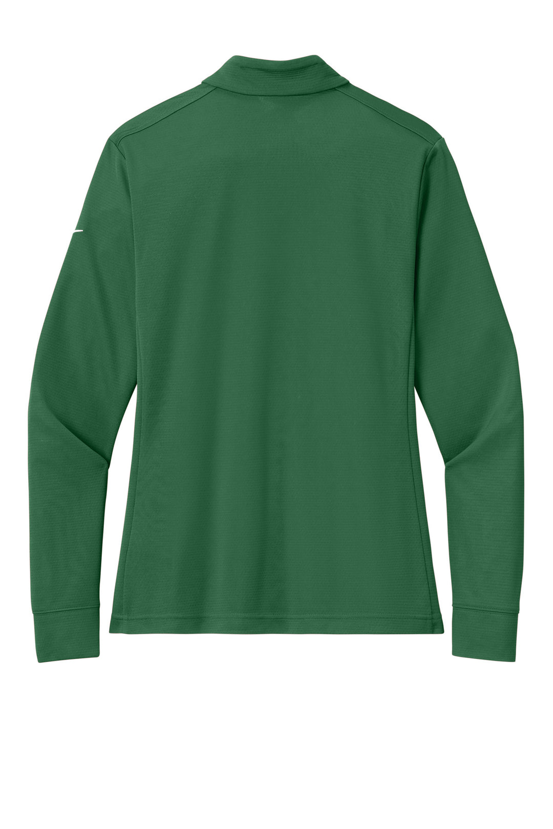 Rear View of GorgeGreen Nike Women's Essential 1/2-Zip Cover-Up NKHM7969