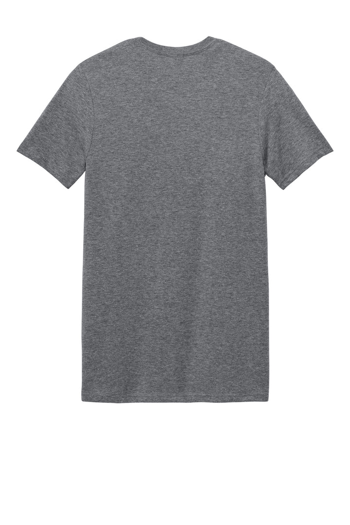 Rear View of GphHeather Gildan Softstyle T-Shirt. 64000
