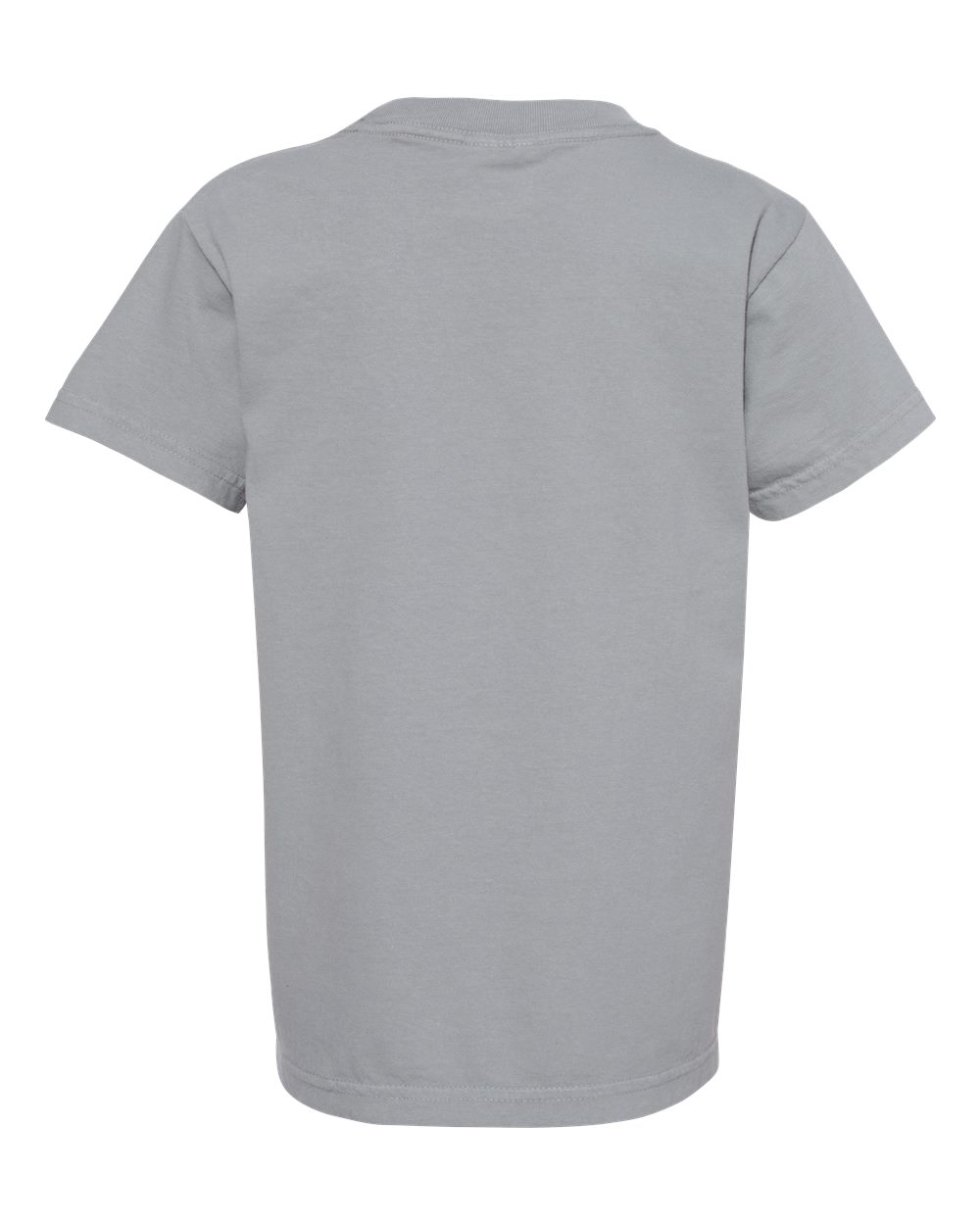 Rear View of Granite Garment-Dyed Youth Heavyweight T-Shirt - 9018