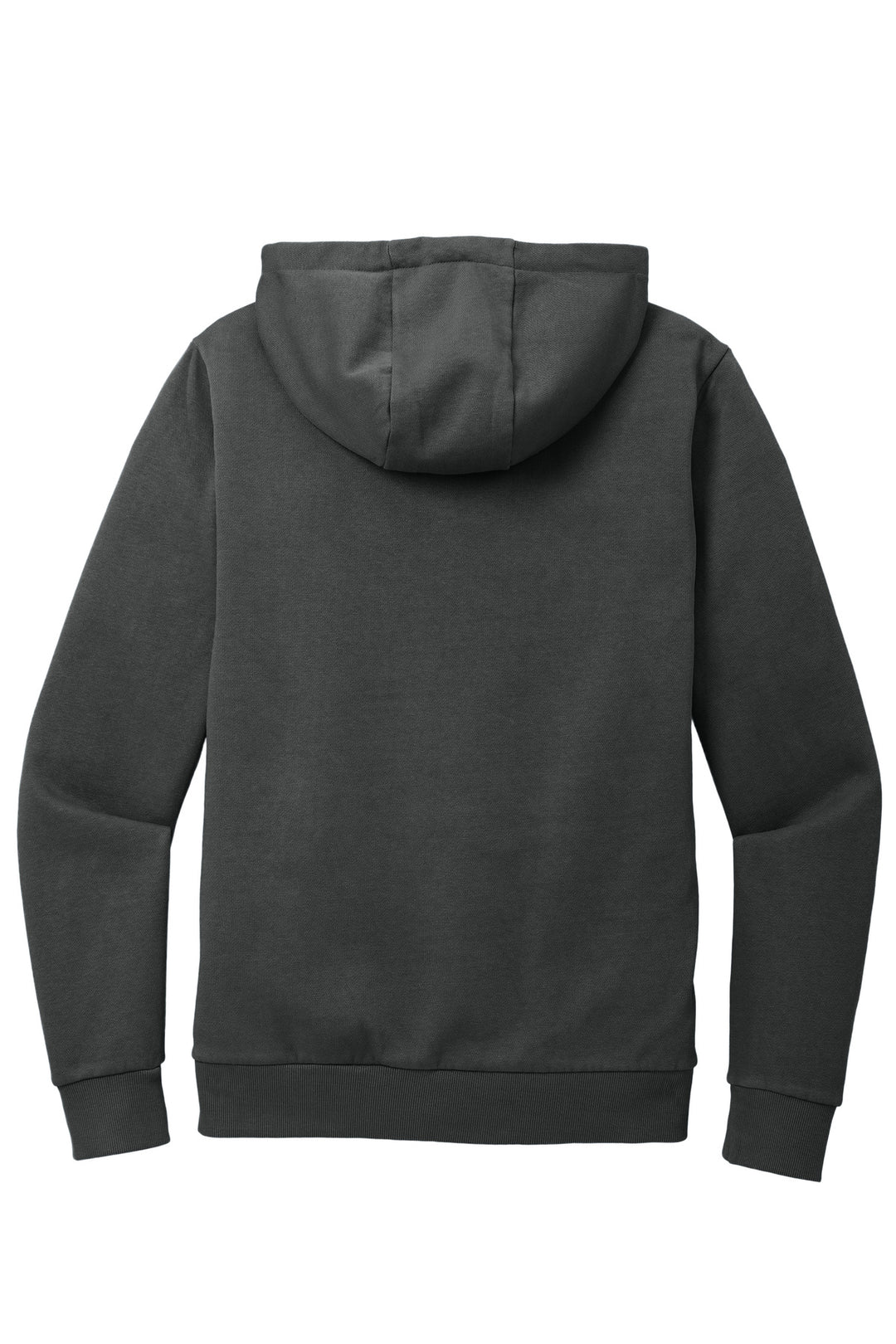 Rear View of Graphite District Wash Fleece Hoodie DT2200
