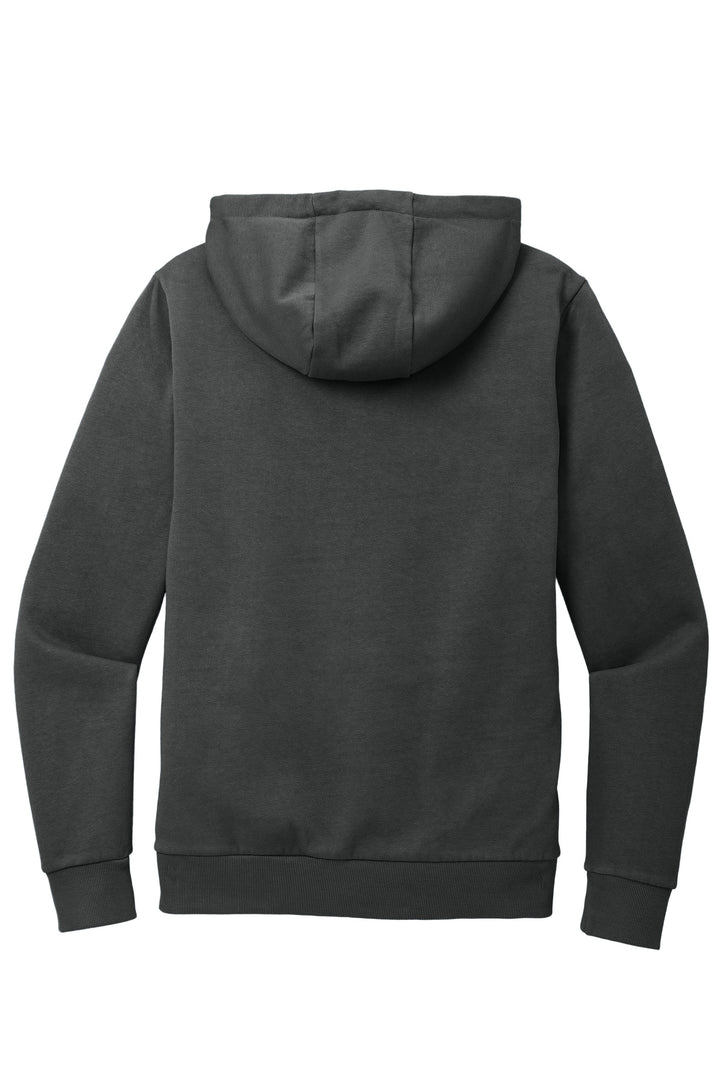 Rear View of Graphite District Wash Fleece Hoodie DT2200