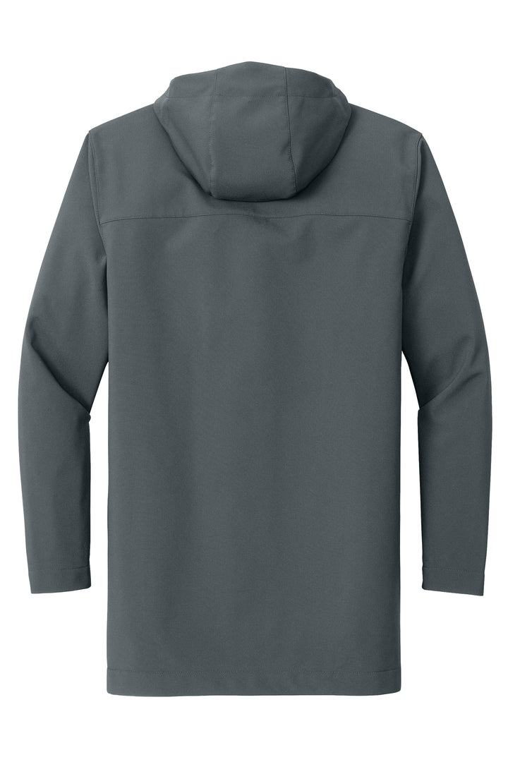 Rear View of Graphite Port Authority Collective Outer Soft Shell Parka J919