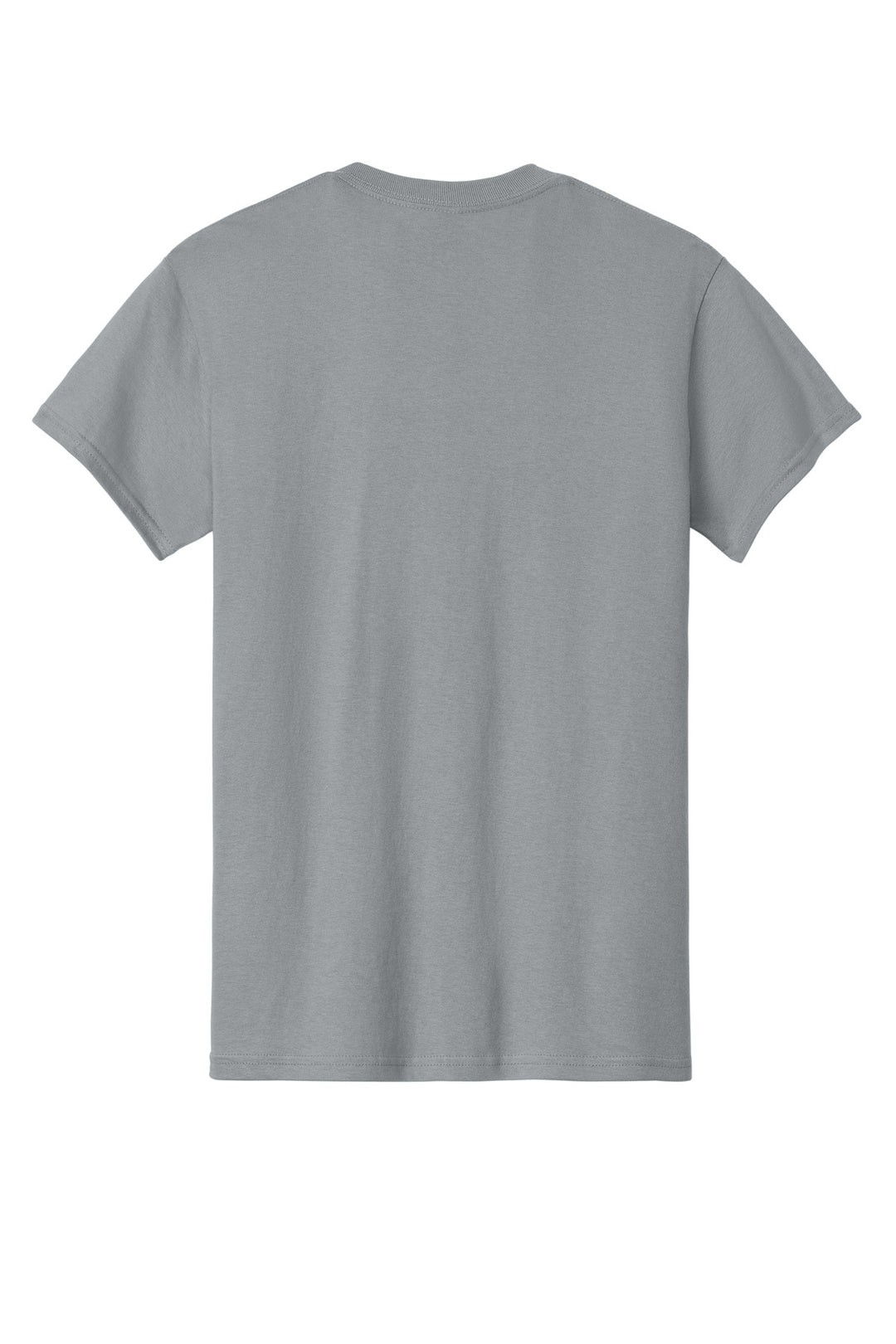 Rear View of Gravel Gildan - Heavy Cotton 100% Cotton T-Shirt. 5000