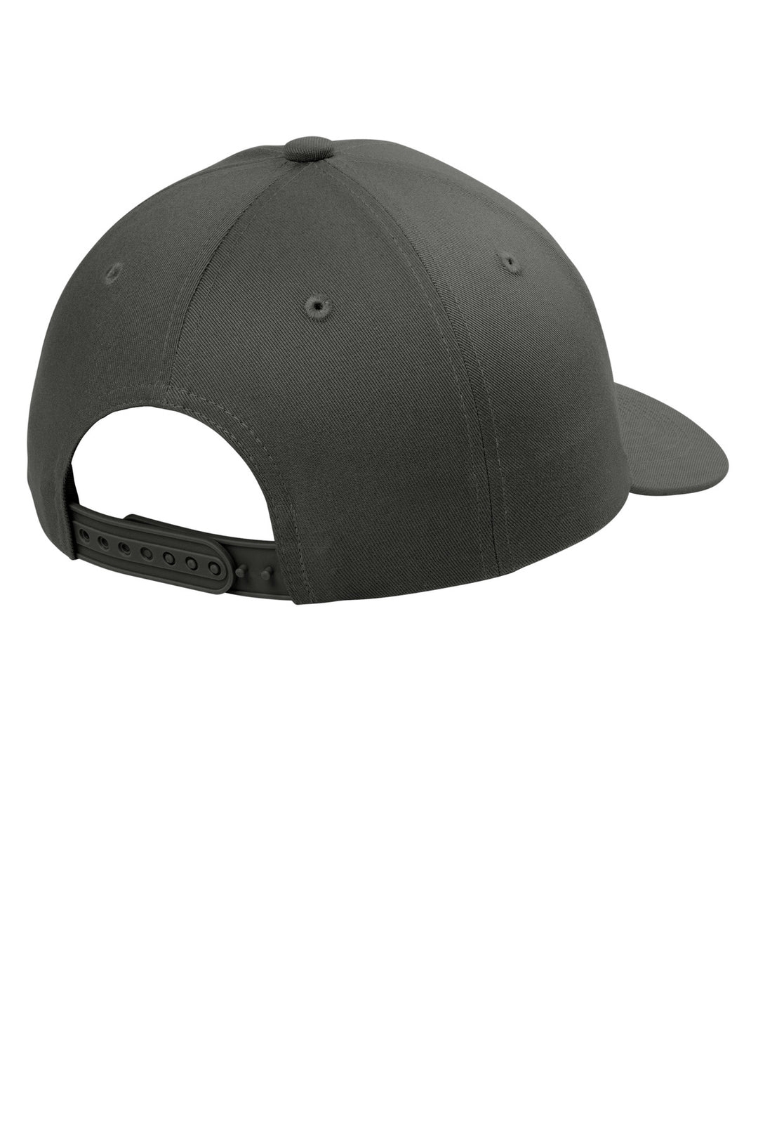 Rear View of GreySteel Port Authority Snapback Cap C408