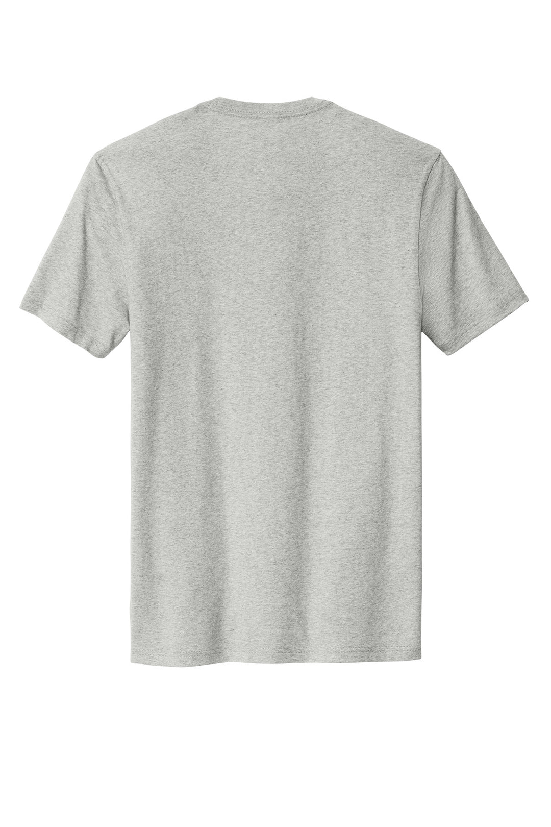 Rear View of GrntGryHtr Allmade Unisex Organic Cotton Tee. AL2100