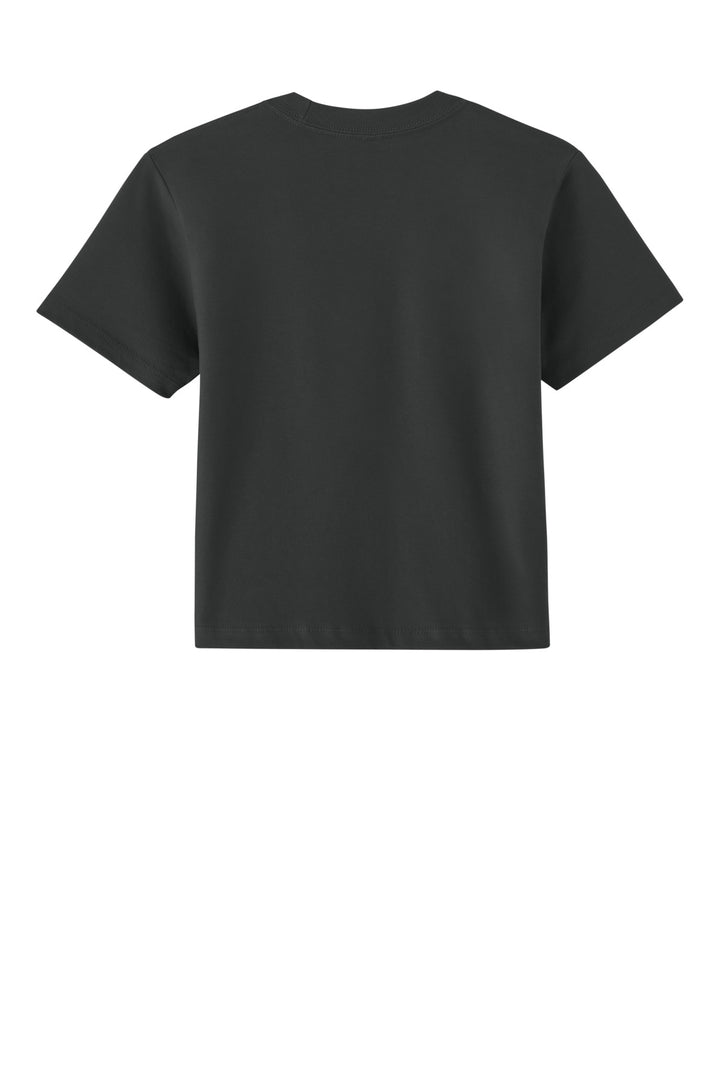 Rear View of GrphBlack Next Level Apparel Women's Heavyweight Boxy Tee NL7610