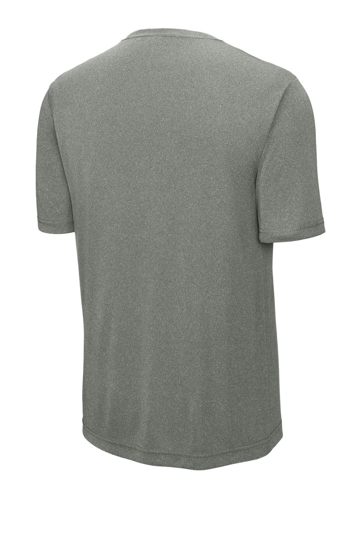 Rear View of GryConHthr Sport-Tek PosiCharge Competitor Tee. ST350