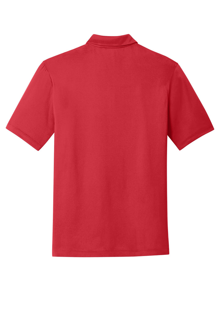 Rear View of Gym Red Nike Dri-FIT Legacy Polo. 883681