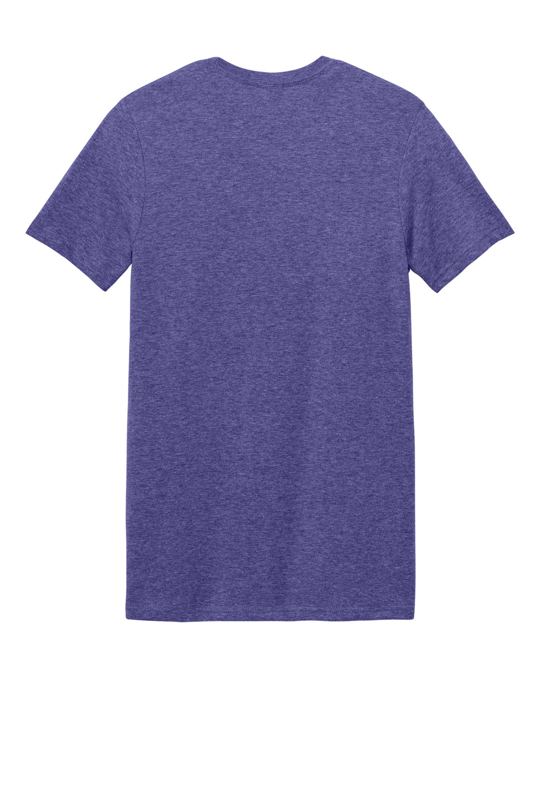 Rear View of Heather Purple Gildan Softstyle T-Shirt. 64000