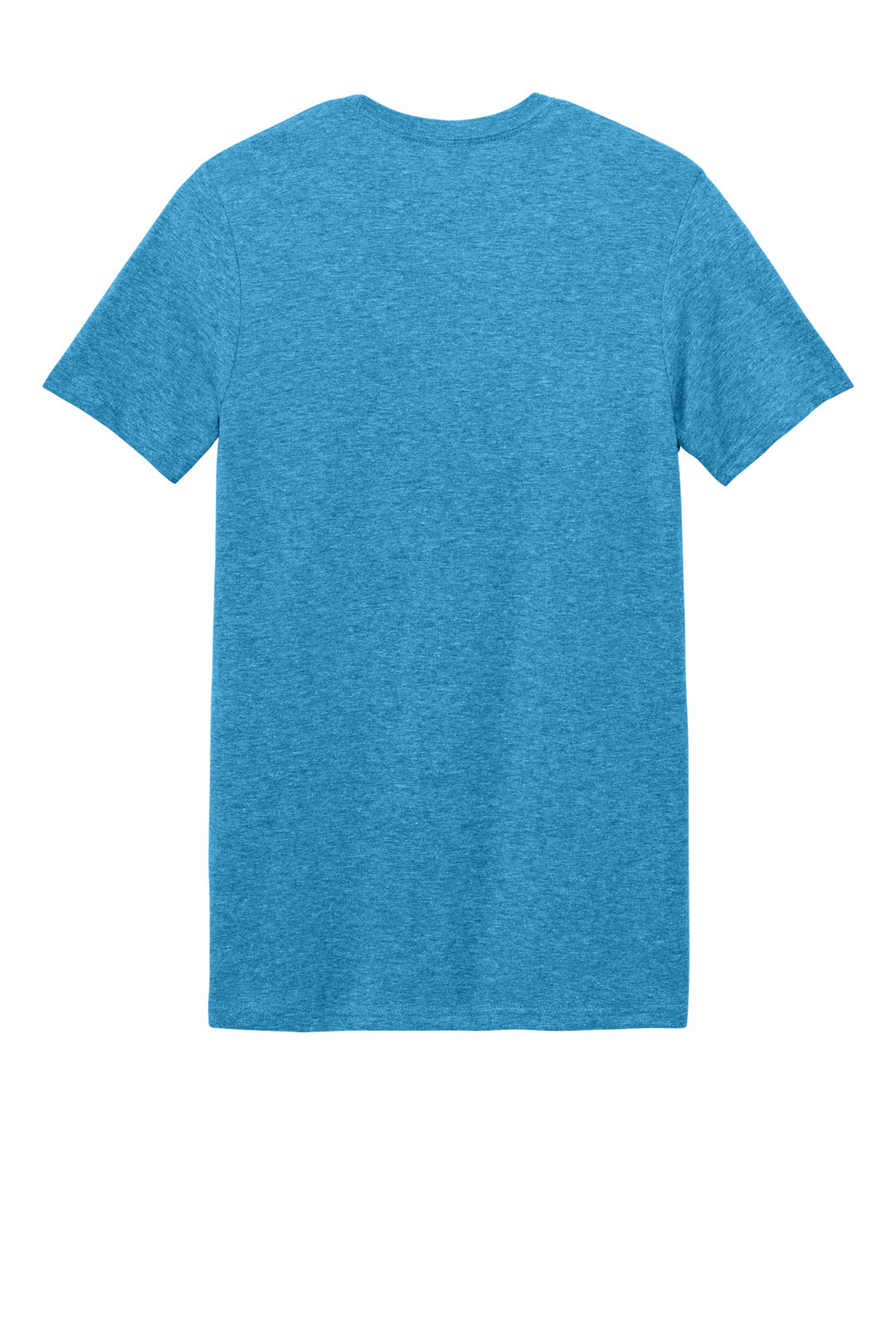Rear View of Hthr Sapphire Gildan Softstyle T-Shirt. 64000