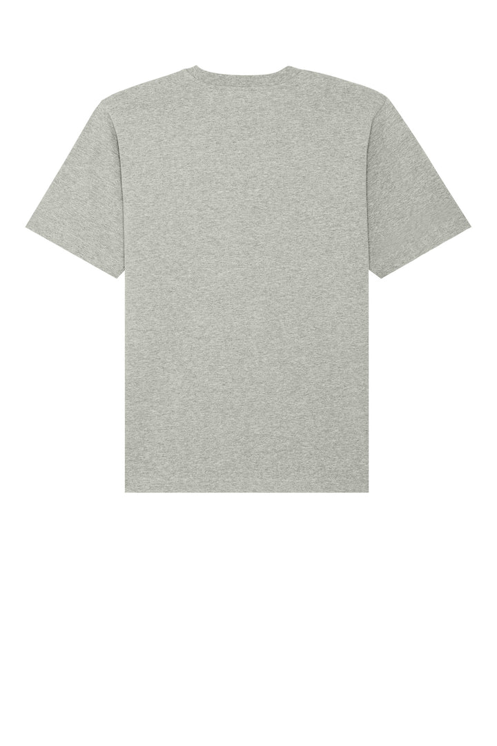 Rear View of HthrGrey Stanley/Stella Unisex Freestyler Heavyweight Tee SXU018