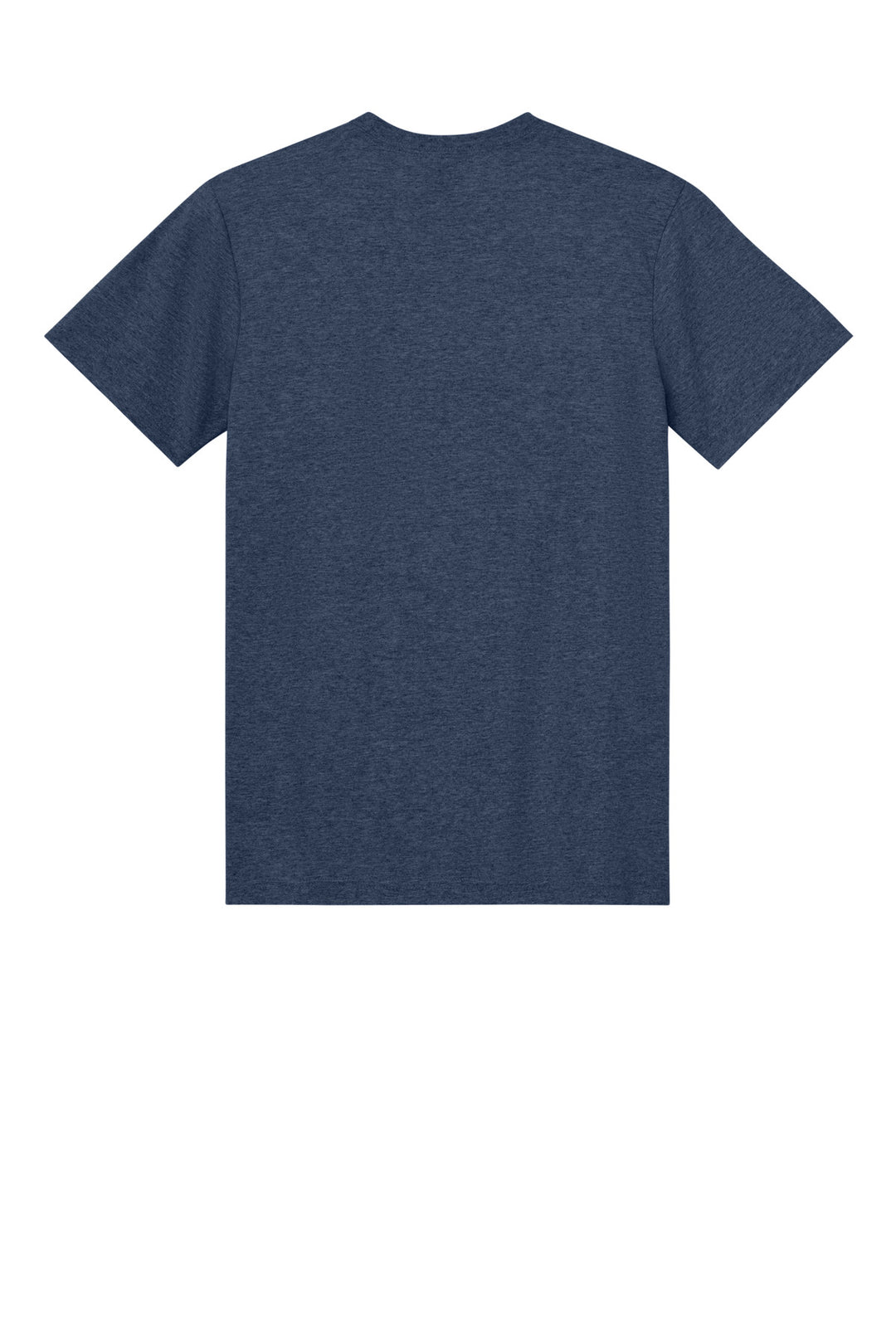 Rear View of HthrNavy Gildan Light Cotton Tee 3000