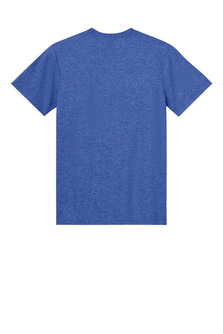 Rear View of HthrRoyal Gildan Light Cotton Tee 3000