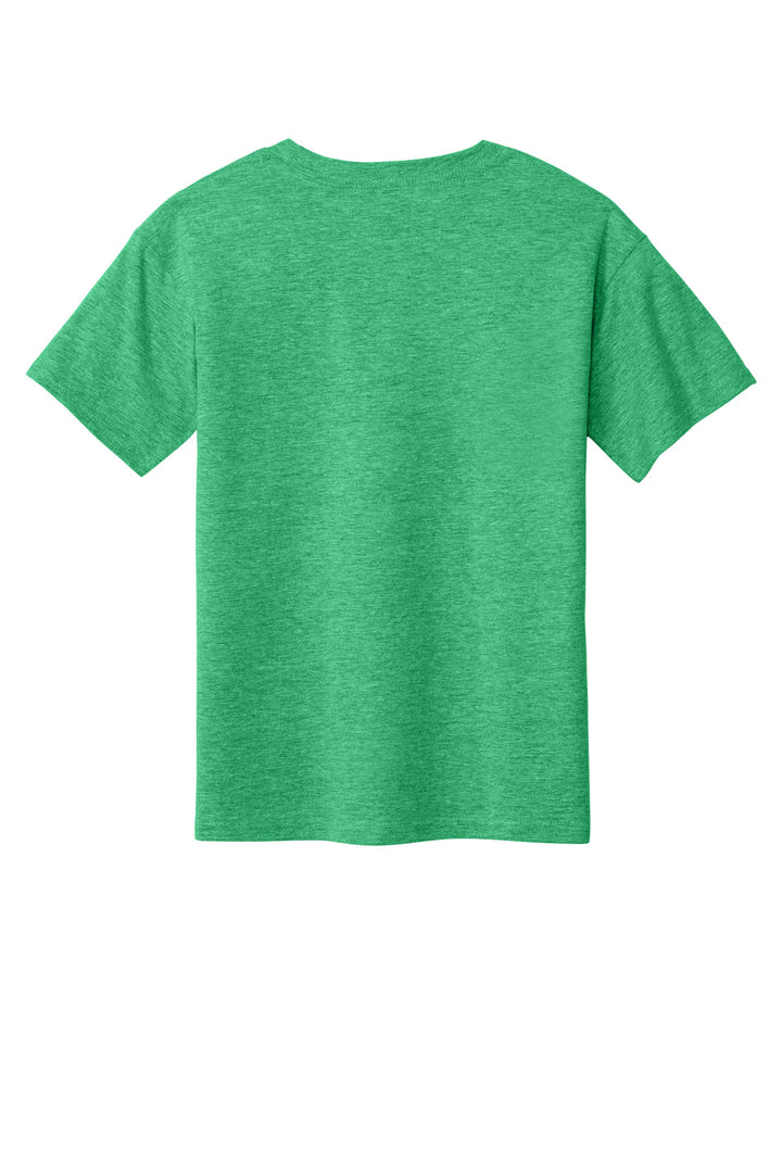 Rear View of HtIrishGn Gildan Youth Softstyle T-Shirt 64000B