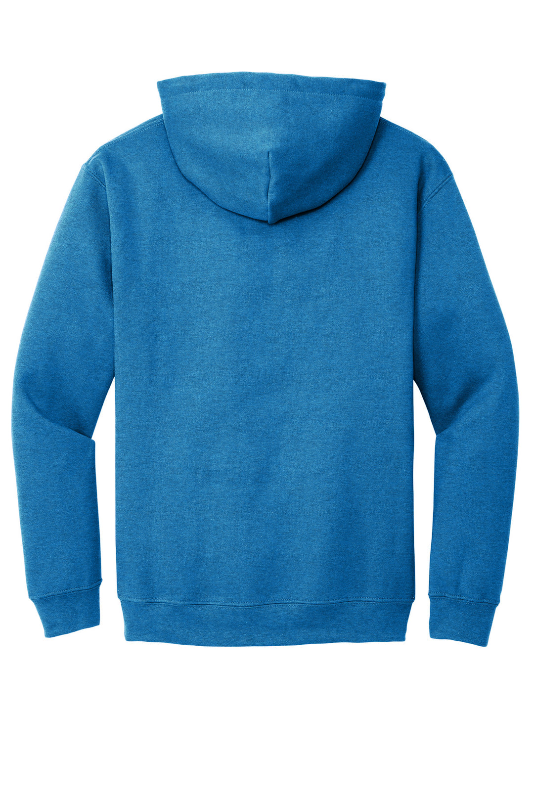 Rear View of HtrDpRoyal Gildan - Heavy Blend Hooded Sweatshirt. 18500