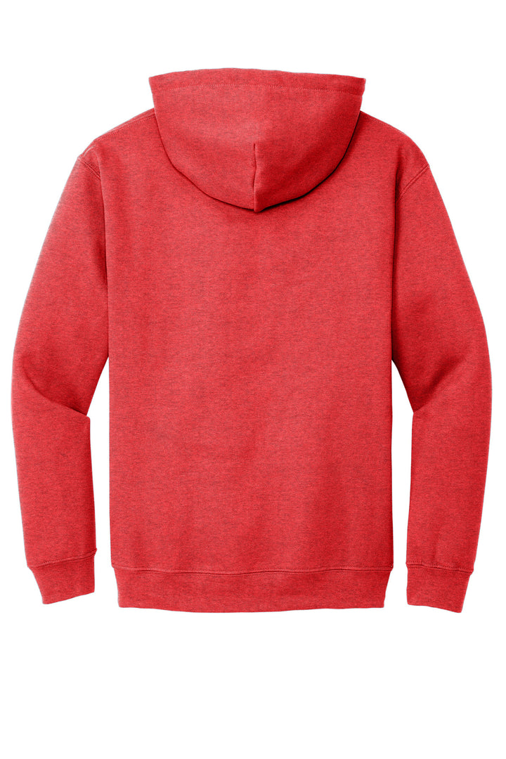 Rear View of HtrScarRed Gildan - Heavy Blend Hooded Sweatshirt. 18500