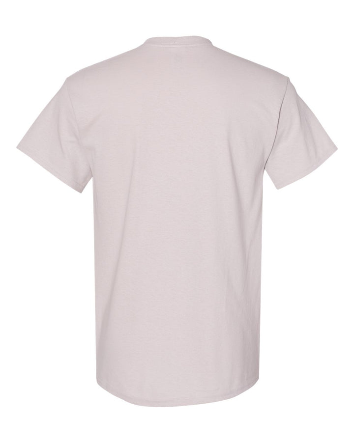 Rear View of Ice Grey Heavy Cotton™ T-Shirt - 5000