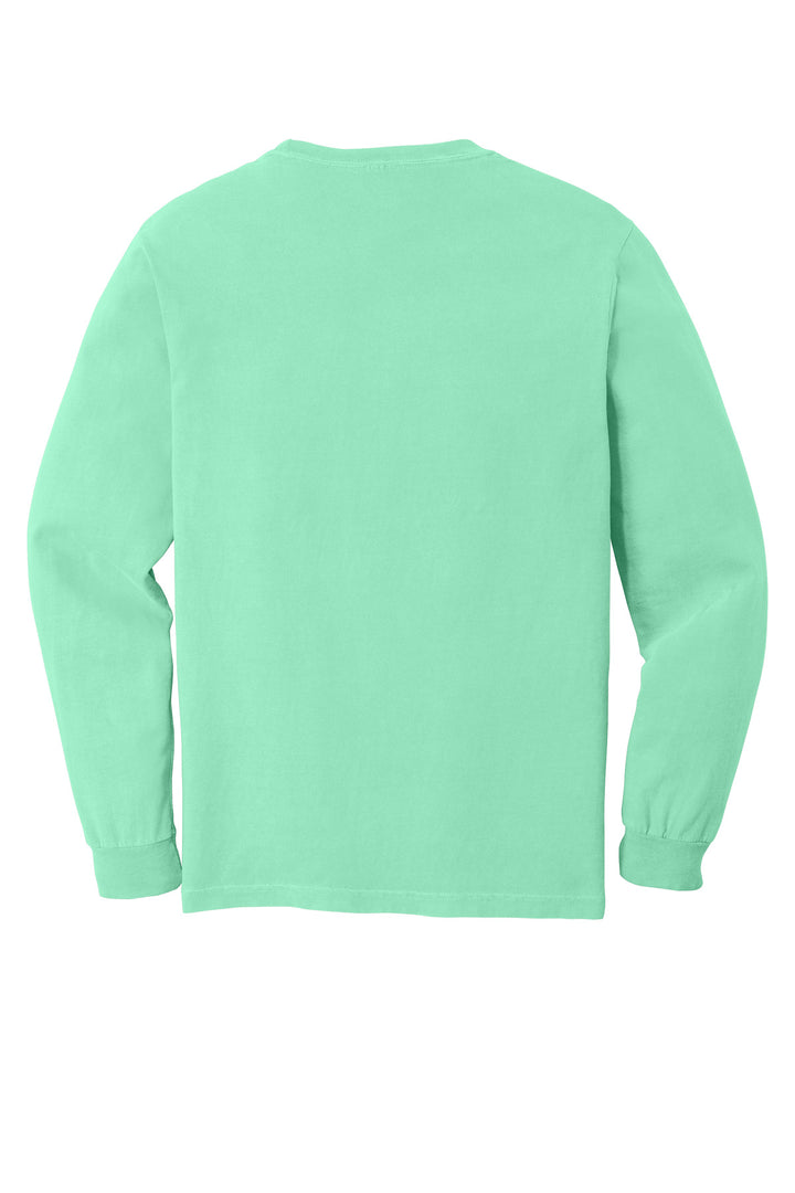 Rear View of Island Reef COMFORT COLORS Heavyweight Ring Spun Long Sleeve Tee. 6014