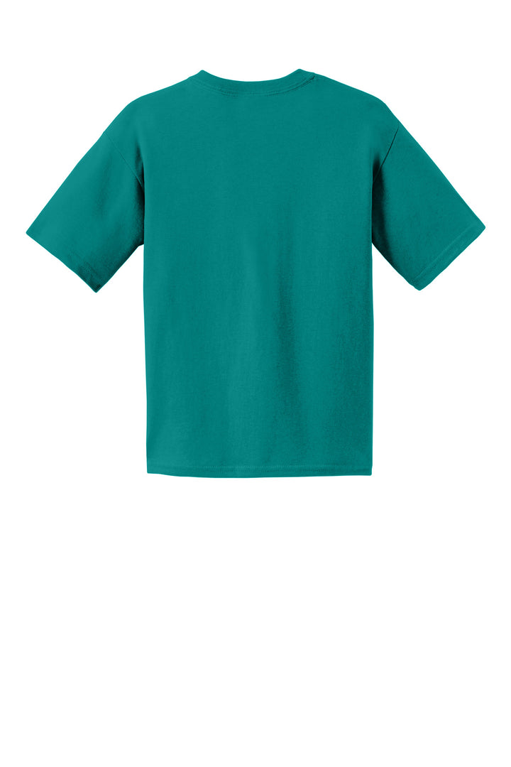 Rear View of Jade Dome Gildan - Youth Ultra Cotton 100% US Cotton T-Shirt. 2000B