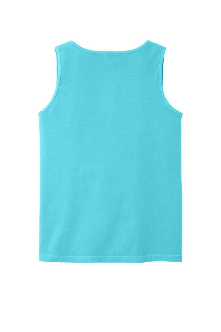 Rear View of Lagoon COMFORT COLORS Heavyweight Ring Spun Tank Top. 9360