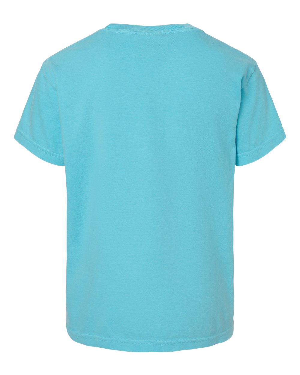 Rear View of Lagoon Garment-Dyed Youth Heavyweight T-Shirt - 9018