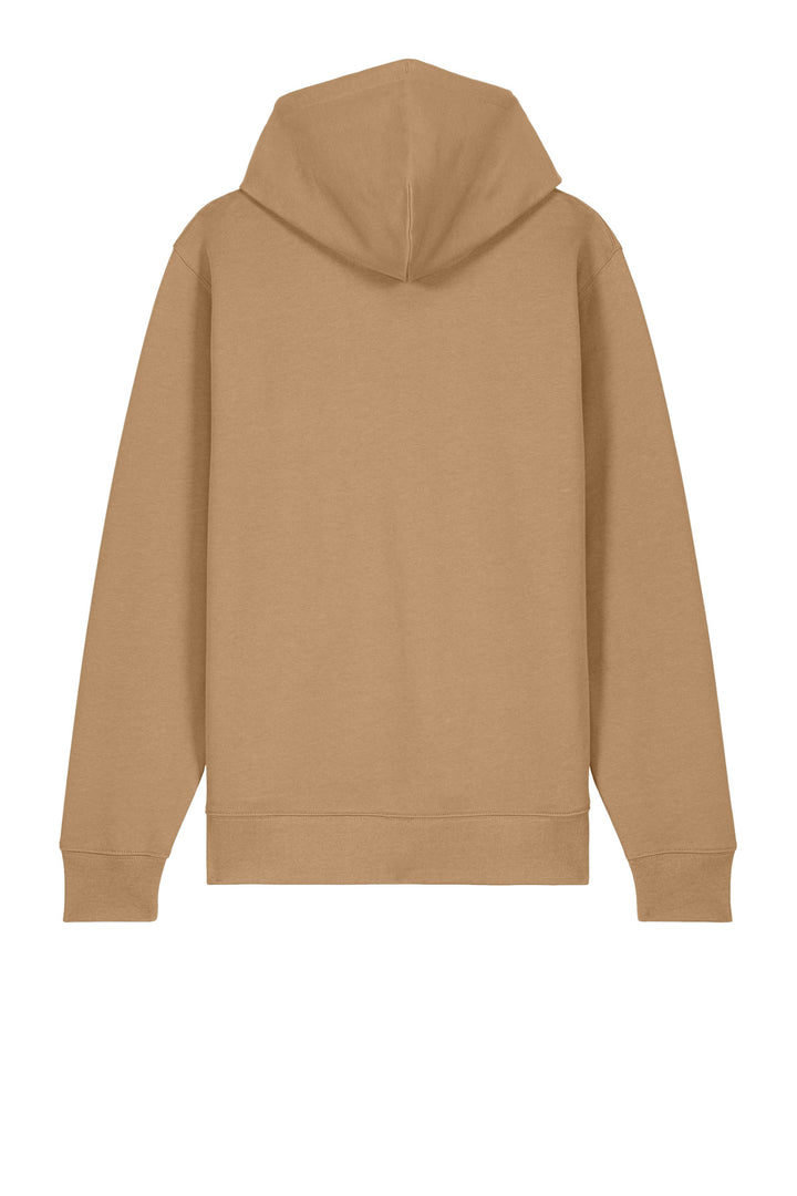 Rear View of Latte Stanley/Stella Unisex Cultivator 2.0 Full-Zip Hooded Sweatshirt SXU005