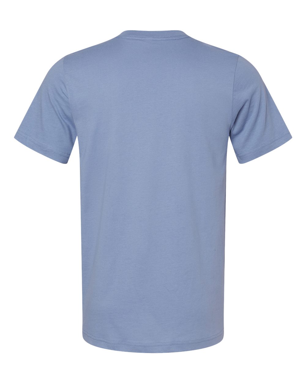 Rear View of Lavender Blue Jersey Tee - 3001